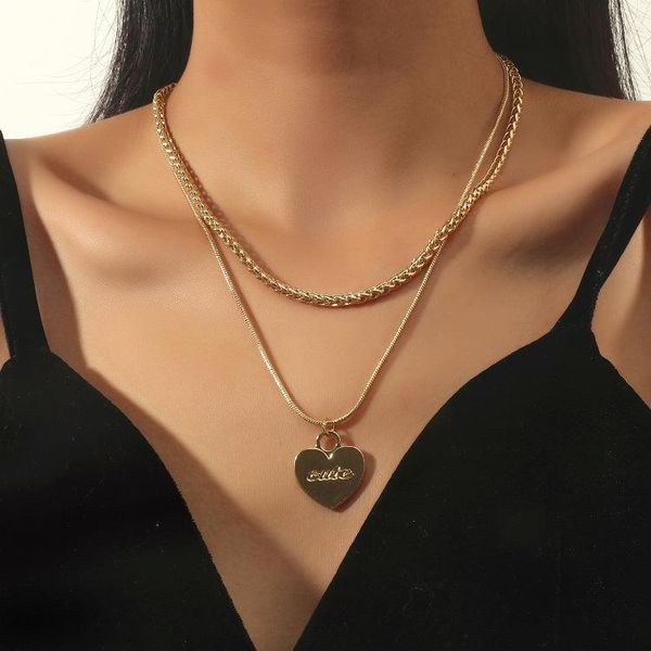 pendant necklaces ornapeadia multilayer thin snake chain love heart shaped adjustable necklace ins wind wholesale, Silver
pendant necklaces ornapeadia multilayer thin snake chain love heart shaped adjustable necklace ins wind wholesale, Silver