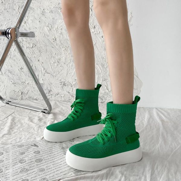 boots women high sock shoes casual stretch vulcanize breathable autumn spring lace up trainer sneakers flat shoe, Black
boots women high sock shoes casual stretch vulcanize breathable autumn spring lace up trainer sneakers flat shoe, Black