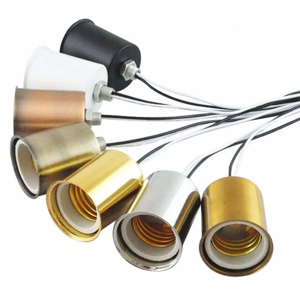 lamp holders & bases 6pcs 220v base e27 vintage retro antique edison ceramic screw bulb hang socket holder light fitting with 20cm wire
lamp holders & bases 6pcs 220v base e27 vintage retro antique edison ceramic screw bulb hang socket holder light fitting with 20cm wire