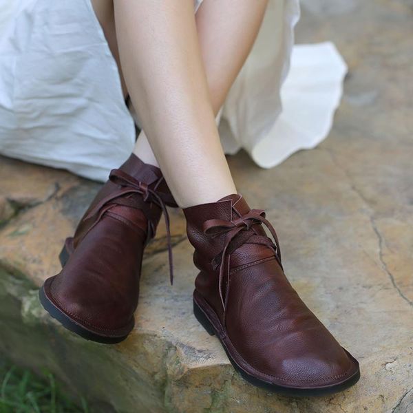 boots fall / winter 2021 lace-up short women's retro leather soft sole non-slip personality comfortable single, Black
boots fall / winter 2021 lace-up short women's retro leather soft sole non-slip personality comfortable single, Black