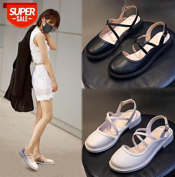 leather half support baotou casual flat sandals fairy style outer wear single shoes women trendy #zy27, Black
leather half support baotou casual flat sandals fairy style outer wear single shoes women trendy #zy27, Black