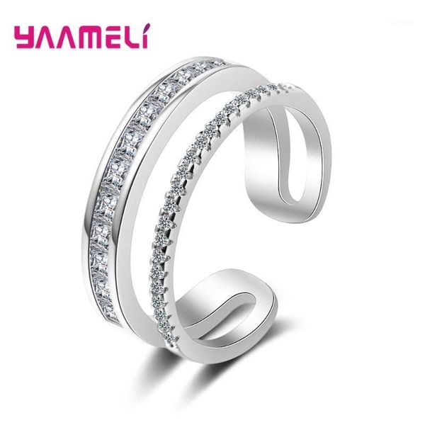 cluster rings original 925 sterling silver shinning cute crystals stylish adjustable open for women lovely female jewelry wholesale, Golden;silver
cluster rings original 925 sterling silver shinning cute crystals stylish adjustable open for women lovely female jewelry wholesale, Golden;silver