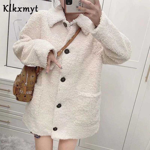 klkxmyt za jackets women winter warm fashion fleece jacket coat vintage long sleeve pockets female outerwear chic 210527, Black;brown
klkxmyt za jackets women winter warm fashion fleece jacket coat vintage long sleeve pockets female outerwear chic 210527, Black;brown