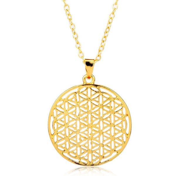 pendant necklaces vintage flower of life necklace women's aesthetic stainless steel jewelry gold color hollow men female bijou wicca 20, Silver
pendant necklaces vintage flower of life necklace women's aesthetic stainless steel jewelry gold color hollow men female bijou wicca 20, Silver