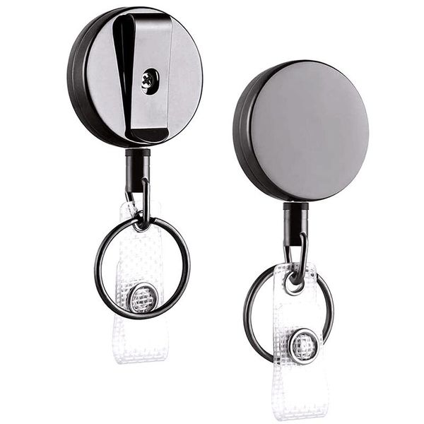 keychains 6 pack retractable badge holder reel, metal id with belt clip key ring for name card keychain, Silver
keychains 6 pack retractable badge holder reel, metal id with belt clip key ring for name card keychain, Silver