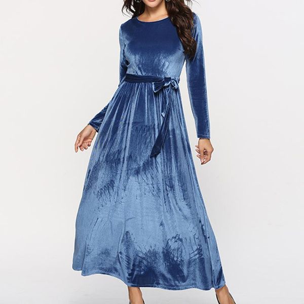 casual dresses velvet long dress women vintage sleeve o neck party autumn winter bandage zipper ladies maxi robe femme, Black;gray
casual dresses velvet long dress women vintage sleeve o neck party autumn winter bandage zipper ladies maxi robe femme, Black;gray