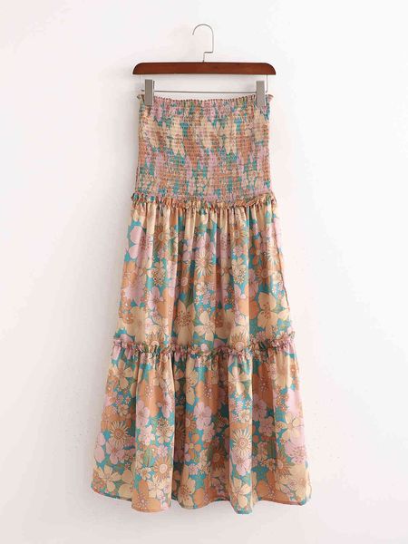 casual dresses women floral print bohemian beach skirts 2021 double-wear high waist elastic skirt-style and strapless spring summe, Black;gray
casual dresses women floral print bohemian beach skirts 2021 double-wear high waist elastic skirt-style and strapless spring summe, Black;gray