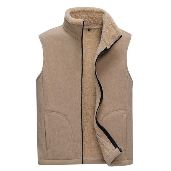 men's vests winter fleece mens vest jacket casual solid grey thick warm big size 8xl cashmere sleeveless waistcoats casaco veste homme, Black;white
men's vests winter fleece mens vest jacket casual solid grey thick warm big size 8xl cashmere sleeveless waistcoats casaco veste homme, Black;white