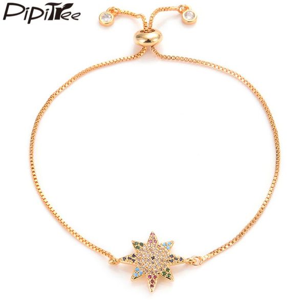charm bracelets pipitree fashion full micro multi cubic zirconia star bracelet & bangle trendy adjustable for women jewelry, Golden;silver
charm bracelets pipitree fashion full micro multi cubic zirconia star bracelet & bangle trendy adjustable for women jewelry, Golden;silver