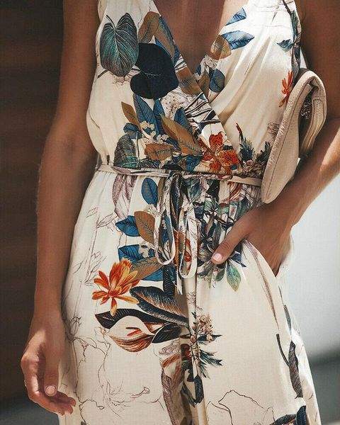 women's jumpsuits & rompers bohemian floral summer jumpsuit casual style deep drawstring cotton printed sweatpants high slit band, Black;white
women's jumpsuits & rompers bohemian floral summer jumpsuit casual style deep drawstring cotton printed sweatpants high slit band, Black;white