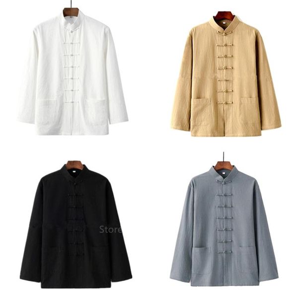 ethnic clothing traditional chinese style year hanfu men clan solid linen tai chi wushu outfit vintage china shirt, Red
ethnic clothing traditional chinese style year hanfu men clan solid linen tai chi wushu outfit vintage china shirt, Red