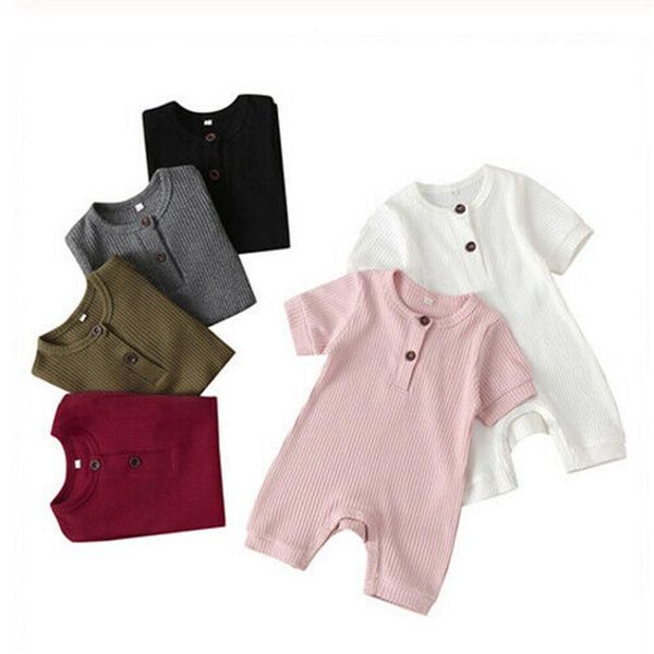 jumpsuits 2021 born infant baby boy girl knitted cotton romper short sleeve jumpsuit clothes outfits 0-18m 5 colors, Blue
jumpsuits 2021 born infant baby boy girl knitted cotton romper short sleeve jumpsuit clothes outfits 0-18m 5 colors, Blue