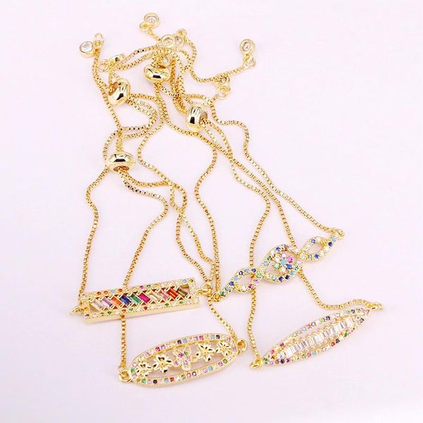 link, chain 6pcs, rainbow lady girl crystal cz micro pave fashion bar bracelets elegant colorful zirconia statement jewelry gifts, Black 
link, chain 6pcs, rainbow lady girl crystal cz micro pave fashion bar bracelets elegant colorful zirconia statement jewelry gifts, Black