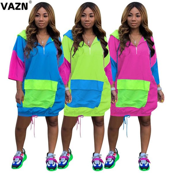 casual dresses vazn arrival 2021 sweet girl straight mini dress full sleeve hooded pockets pullover preppy style fashion, Black;gray
casual dresses vazn arrival 2021 sweet girl straight mini dress full sleeve hooded pockets pullover preppy style fashion, Black;gray