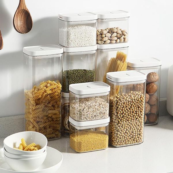storage bottles & jars food transparent sealed container plastic kitchen refrigerator noodle box multigrain convenient tank
storage bottles & jars food transparent sealed container plastic kitchen refrigerator noodle box multigrain convenient tank