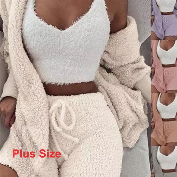 9 colors hairy pajamas winter womens sleepwears autumn warm lingerie bra halter temptation style underwear suit, Black;red
9 colors hairy pajamas winter womens sleepwears autumn warm lingerie bra halter temptation style underwear suit, Black;red