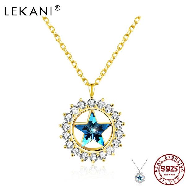 chains lekani real silver 925 jewelry necklace for women gold color austrian crystal star charm choker necklaces christmas gift
chains lekani real silver 925 jewelry necklace for women gold color austrian crystal star charm choker necklaces christmas gift