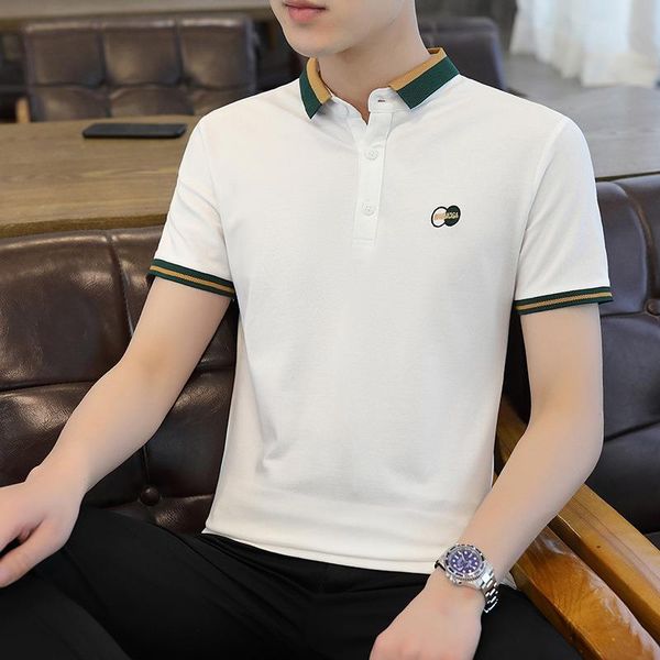 2021 new jacquard high-end short sleeve polo shirt men's business casual wear solid white polos cotton blend bottomed, White;black
2021 new jacquard high-end short sleeve polo shirt men's business casual wear solid white polos cotton blend bottomed, White;black