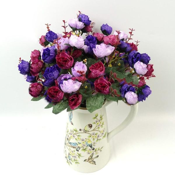 decorative flowers & wreaths 1 bouquet 21 head artificial rose flower leaf concise home wedding decoration mariage for bridal bouquet, weddi
decorative flowers & wreaths 1 bouquet 21 head artificial rose flower leaf concise home wedding decoration mariage for bridal bouquet, weddi