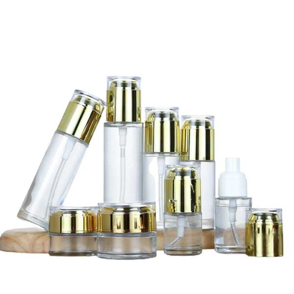storage bottles & jars empty 30/40/50/60/80/100ml lotion pump bottle bright gold 20/30/50g glass cream jar cosmetic set skin care mist spray
storage bottles & jars empty 30/40/50/60/80/100ml lotion pump bottle bright gold 20/30/50g glass cream jar cosmetic set skin care mist spray