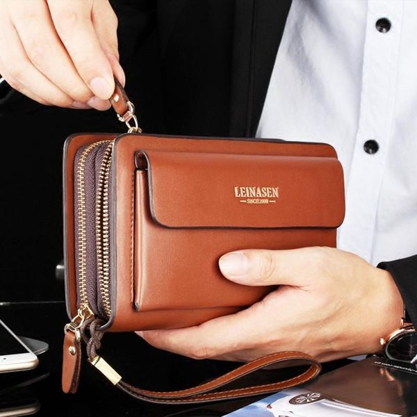 wallets business wallet men double zipper luxury clutch bag leather big capacity money male portefeuille homme 2021, Red;black
wallets business wallet men double zipper luxury clutch bag leather big capacity money male portefeuille homme 2021, Red;black