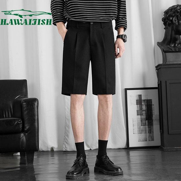 men's shorts hawaifish brand men' suit 2021 casual korean style loose five-point pants men summer fashion elastic clothing, White;black
men's shorts hawaifish brand men' suit 2021 casual korean style loose five-point pants men summer fashion elastic clothing, White;black