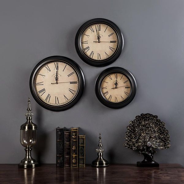american style rural retro british fashion iron art wall watch living room silent clock european antique clocks
american style rural retro british fashion iron art wall watch living room silent clock european antique clocks