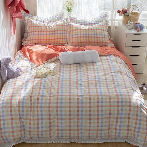 bedding sets michiko modern simple lattice duvet cover pure cotton fairy girl craft lace series four piece set
bedding sets michiko modern simple lattice duvet cover pure cotton fairy girl craft lace series four piece set