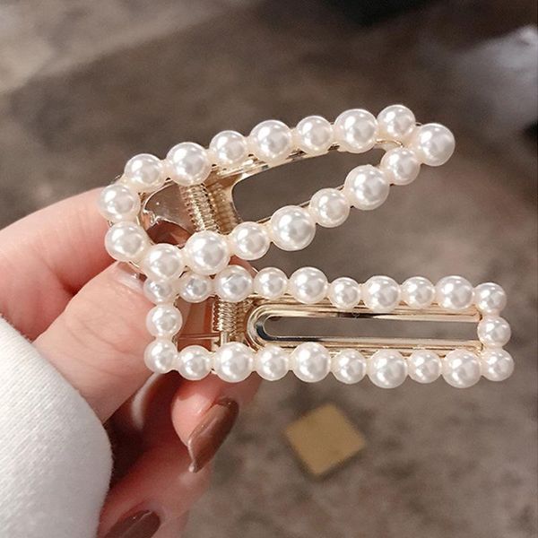 hair clips & barrettes 2021 square pearl metal clip hairband comb bobby pin barrette hairpin headdress accessories beauty styling, Golden;silver
hair clips & barrettes 2021 square pearl metal clip hairband comb bobby pin barrette hairpin headdress accessories beauty styling, Golden;silver