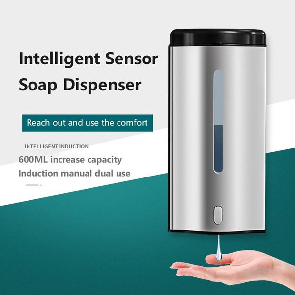 liquid soap dispenser automatic 600ml stainless steel touchless contactless handsdispensers bathroom hardware
liquid soap dispenser automatic 600ml stainless steel touchless contactless handsdispensers bathroom hardware
