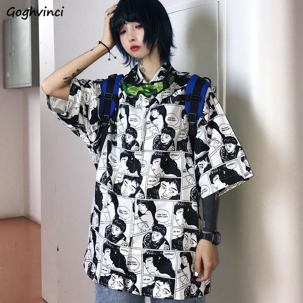 shirts women 2021 loose retro printed hip hop womens and blouses females clothes harajuku korean style chic women's &, White
shirts women 2021 loose retro printed hip hop womens and blouses females clothes harajuku korean style chic women's &, White