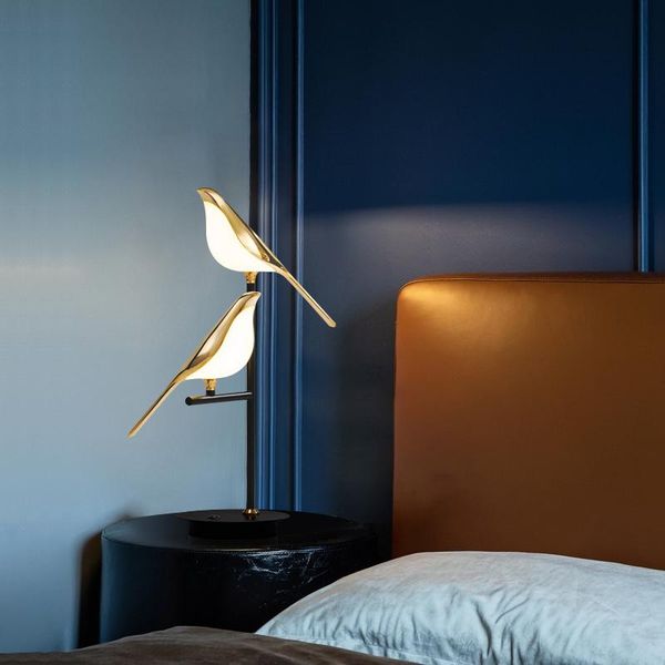 table lamps nordic creative art magpie bird led light atmosphere bedside parlor restaurant model room decoration lamp fixtures
table lamps nordic creative art magpie bird led light atmosphere bedside parlor restaurant model room decoration lamp fixtures