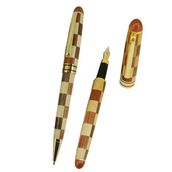 ballpoint pens acmecn 2pcs / lot cool patchwork wood ball pen & fountain sets natural eco-friendly and liquid ink stationery, Blue;orange
ballpoint pens acmecn 2pcs / lot cool patchwork wood ball pen & fountain sets natural eco-friendly and liquid ink stationery, Blue;orange