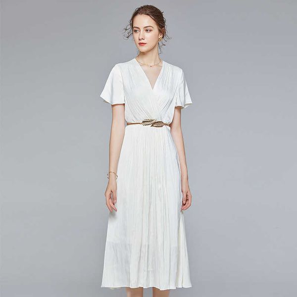 summer 2021 vacation elegant godds medium length silk drs with leaf gold belt, Black
summer 2021 vacation elegant godds medium length silk drs with leaf gold belt, Black