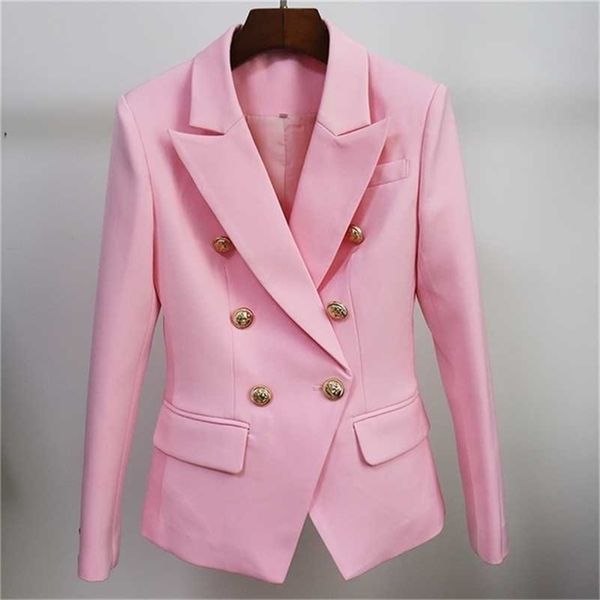 pink blazer women slim blazer jacket female double breasted metal lion buttons women blazers and jackets white 211112, Black;brown
pink blazer women slim blazer jacket female double breasted metal lion buttons women blazers and jackets white 211112, Black;brown