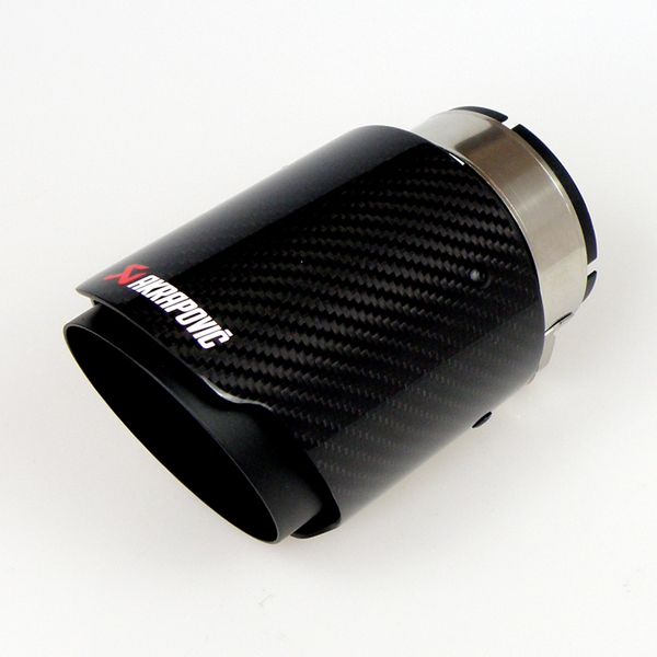 1 piece akrapovic carbon fibre car exhaust pipe muffler tip glossy twill carbon fiber cover + black coated stainless steel
1 piece akrapovic carbon fibre car exhaust pipe muffler tip glossy twill carbon fiber cover + black coated stainless steel