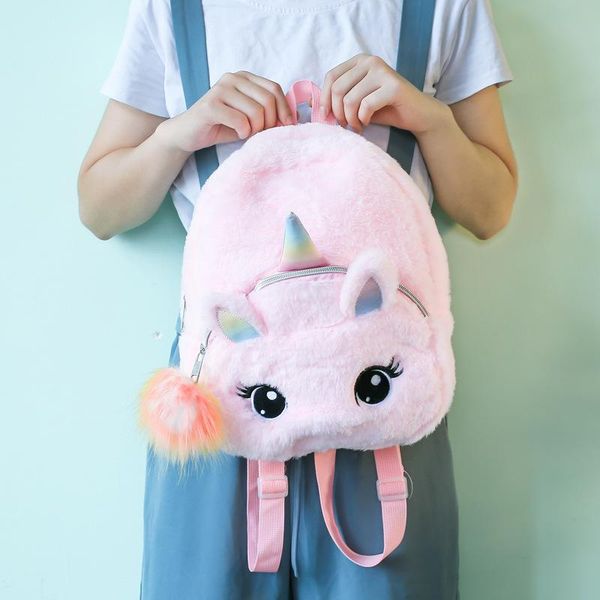 cartoon children's plush school bags for kids cute backpack girls animal toddler schoolbag mochila infantil
cartoon children's plush school bags for kids cute backpack girls animal toddler schoolbag mochila infantil