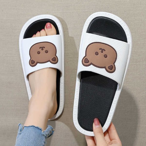 bear slippers summer flip-flops women sandals platform couple casual house of sunny kawaii home soft shoes h0827, Black
bear slippers summer flip-flops women sandals platform couple casual house of sunny kawaii home soft shoes h0827, Black
