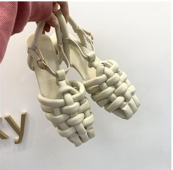 sandals 2021 summer women woven hollow out slippers plus size slip on beach candy color women's shoes fashion slides, Black
sandals 2021 summer women woven hollow out slippers plus size slip on beach candy color women's shoes fashion slides, Black