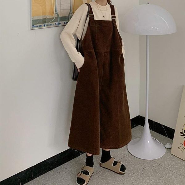 casual dresses black fashion corduroy strap dress women's autumn winter 2021 age reducing temperament medium length bottomed, Black;gray
casual dresses black fashion corduroy strap dress women's autumn winter 2021 age reducing temperament medium length bottomed, Black;gray