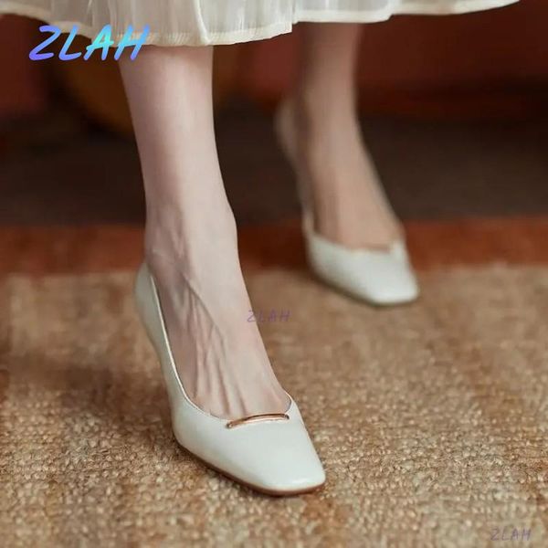 dress shoes women's high heels square toe wedding zlah thin office ladies women pumps, Black
dress shoes women's high heels square toe wedding zlah thin office ladies women pumps, Black