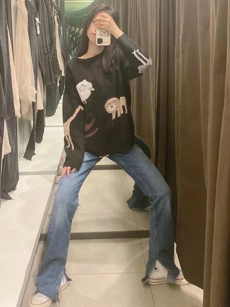 2011Withered England Style High Street Washed Jeans Woman High Waist Jeans Forking Flare Jeans For Women Boyfriend For Women, Black
2011Withered England Style High Street Washed Jeans Woman High Waist Jeans Forking Flare Jeans For Women Boyfriend For Women, Black