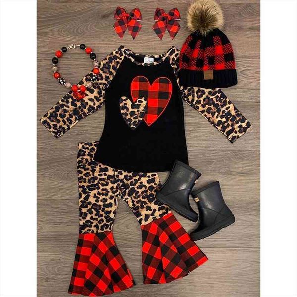 focusnorm valentines day infant kids girls clothes sets love leopard plaid print long sleeve pullover flare pants 1 6y, White
focusnorm valentines day infant kids girls clothes sets love leopard plaid print long sleeve pullover flare pants 1 6y, White