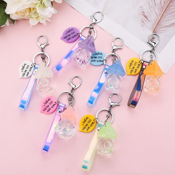 2021 fashion keychain new oil, quicksand, drifting water bottle, bag, car key chain pendant, novelty little gift gift., Slivery;golden
2021 fashion keychain new oil, quicksand, drifting water bottle, bag, car key chain pendant, novelty little gift gift., Slivery;golden