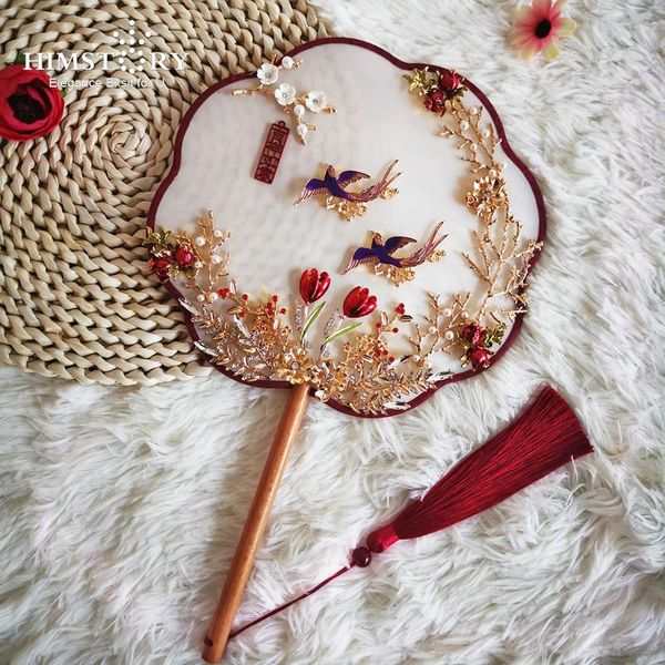 wedding flowers himstory elegant chinese bridal fan bouquets handmade holding birds metal jewelry accessories
wedding flowers himstory elegant chinese bridal fan bouquets handmade holding birds metal jewelry accessories
