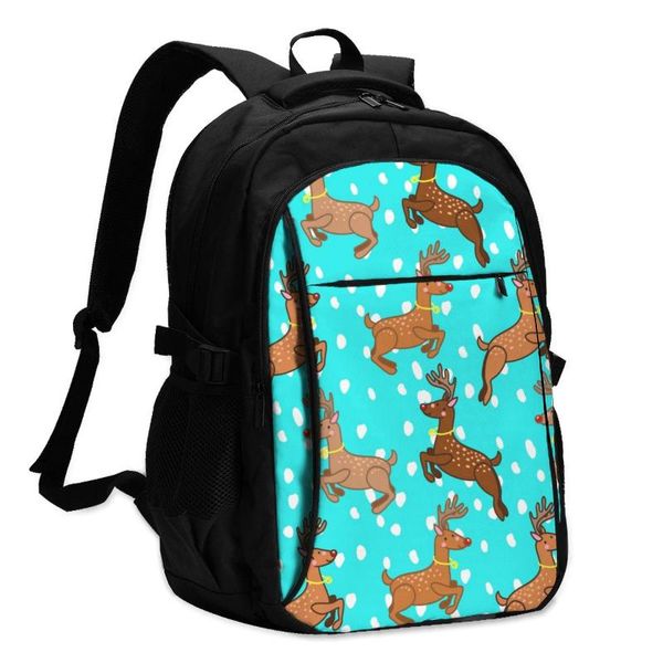 backpack usb charging lapwomen's for teenage students girls school deer and snowflakes travel bagpack
backpack usb charging lapwomen's for teenage students girls school deer and snowflakes travel bagpack