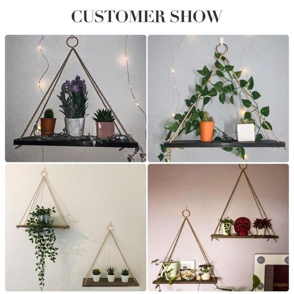 black 2/3tier hanging shelves swing shelf wall wood handmake lightweight and durable farmhouse rope other home decor
black 2/3tier hanging shelves swing shelf wall wood handmake lightweight and durable farmhouse rope other home decor