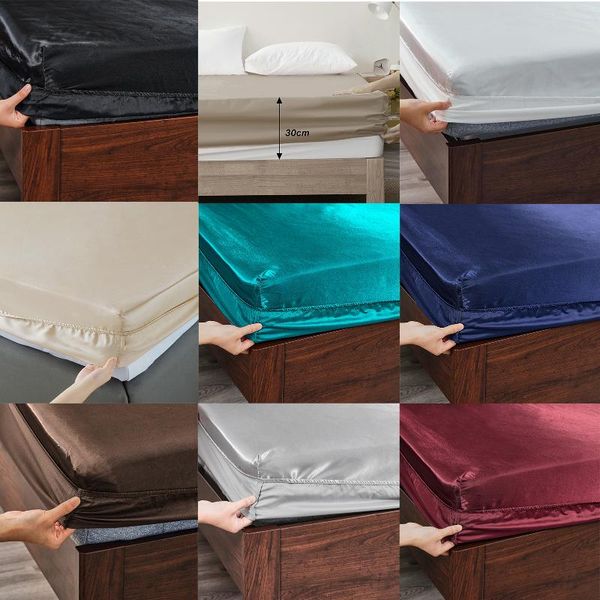 sheets & sets elastic sheet fitted high-end solid color mattress cover four corners band bed bedsheet 160x200 100% polyester
sheets & sets elastic sheet fitted high-end solid color mattress cover four corners band bed bedsheet 160x200 100% polyester