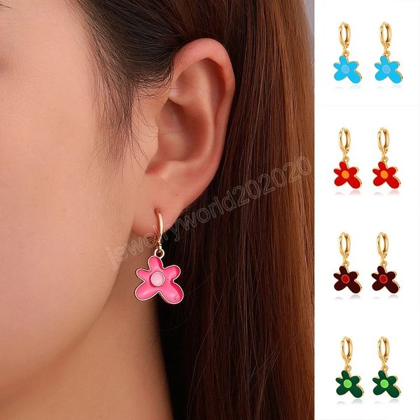 women cute flower shape dangle earrings fashion flower metal earring party jewelry gifts accessories, Silver
women cute flower shape dangle earrings fashion flower metal earring party jewelry gifts accessories, Silver
