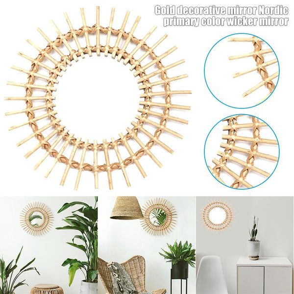 mirrors wicker willow mirror makeup wall mounted home decoration hanging ornament js22
mirrors wicker willow mirror makeup wall mounted home decoration hanging ornament js22